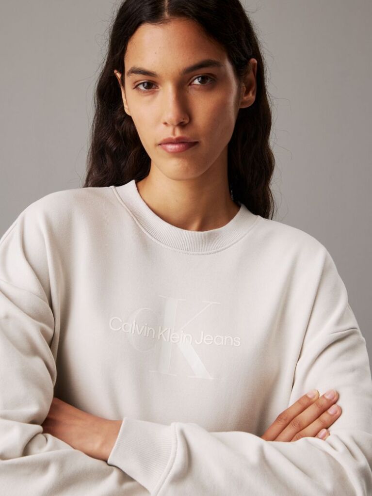Grey Monogram Sweatshirt  Women