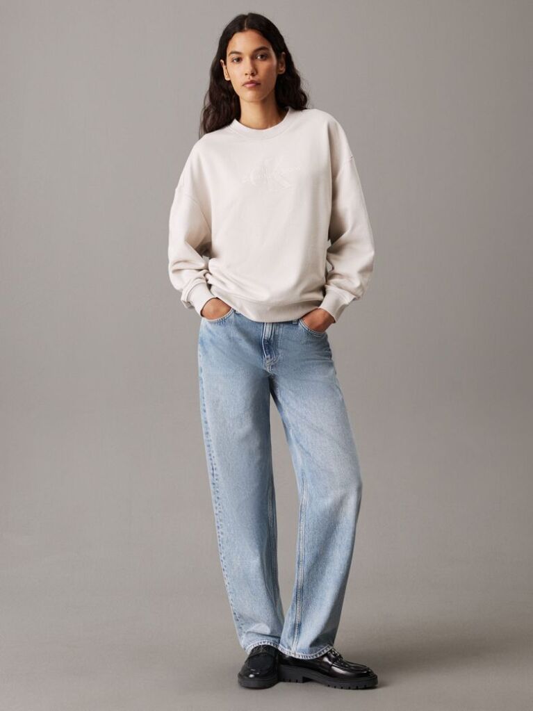 Grey Monogram Sweatshirt  Women