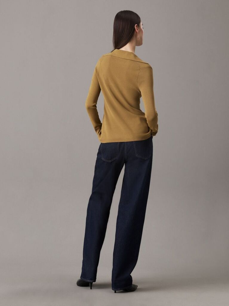 Green Slim Stretch Knit Cardigan  Women