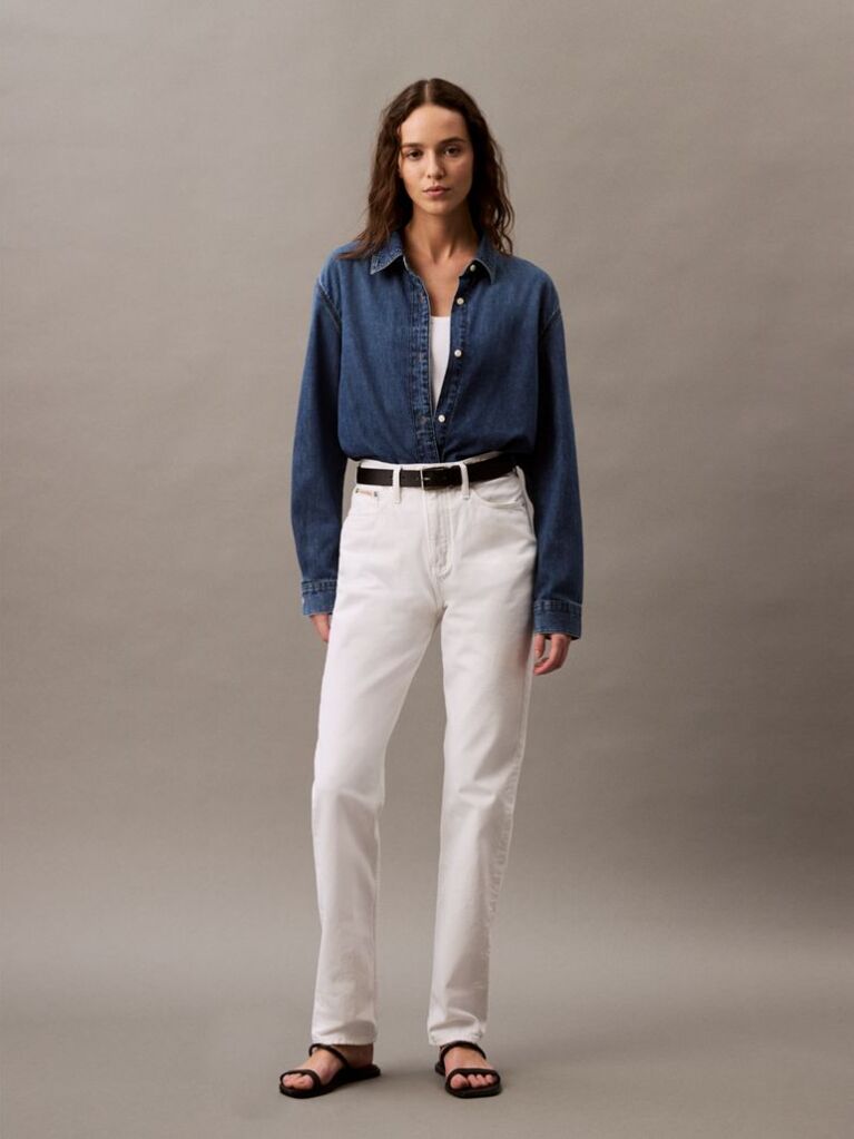 Denim Authentic Slim Straight Jeans  Women