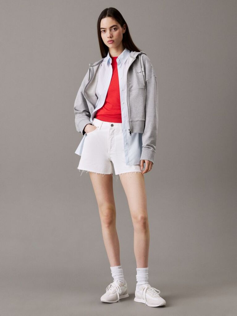 Denim Denim Mom Shorts  Women