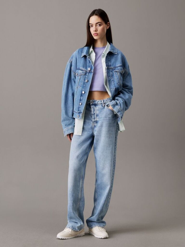 Μοβ Cropped Βαμβακερό T-shirt  Γυναίκα
