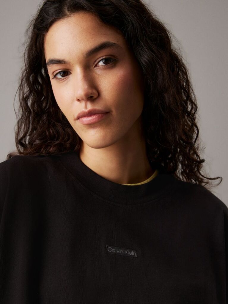 Black Boyfriend Badge T-shirt  Women