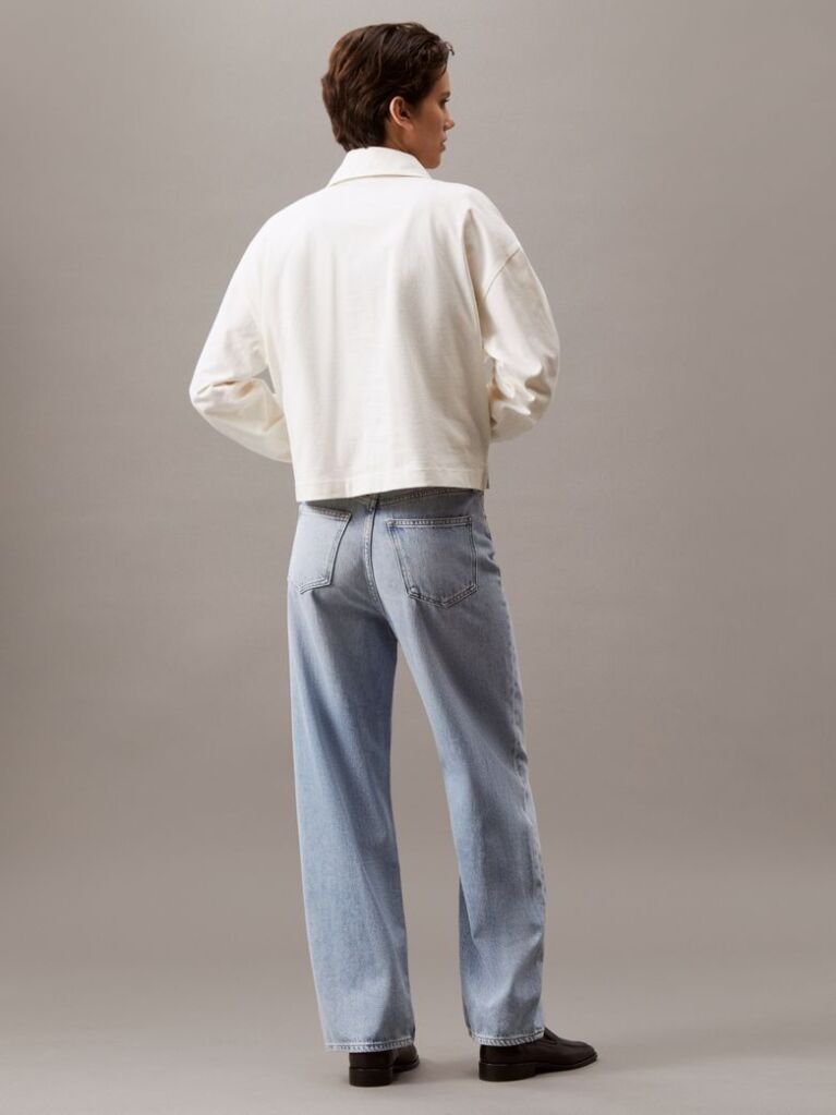 Denim High Rise Barrel Jeans  Women