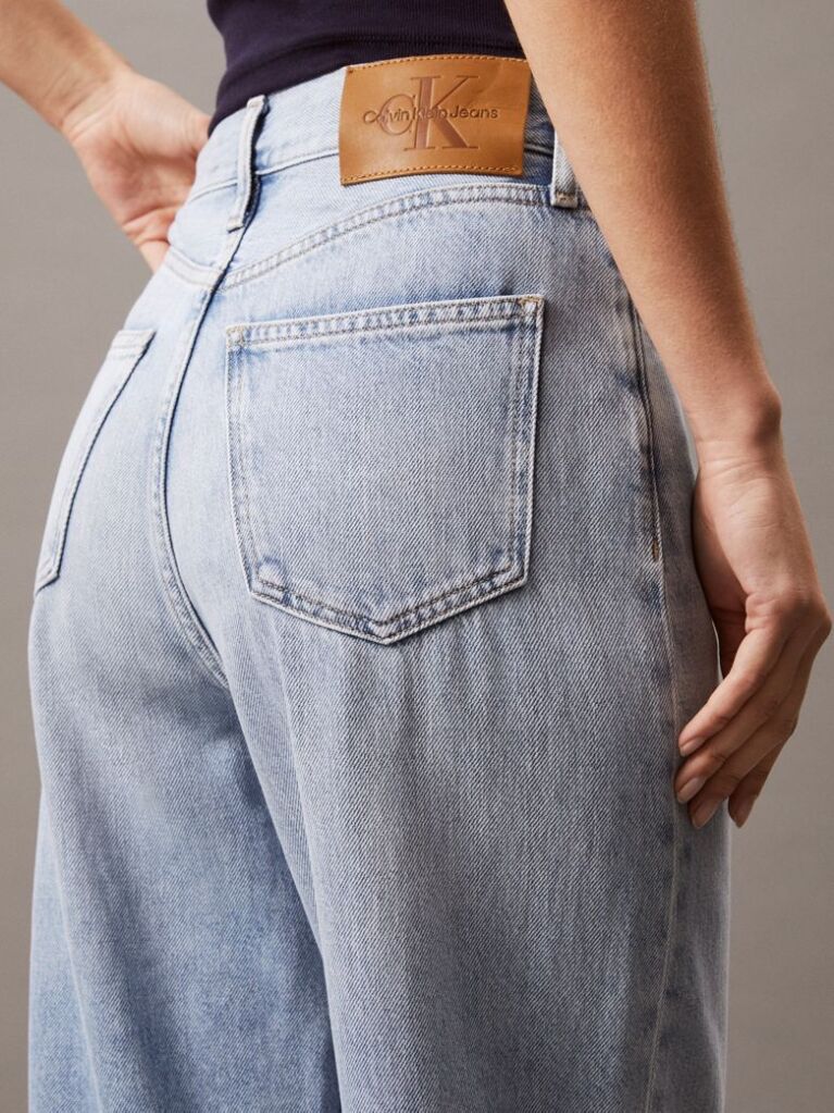 Denim High Rise Barrel Jeans  Women