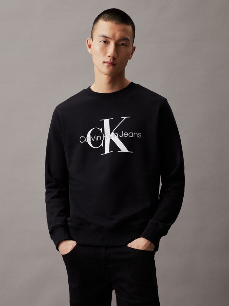 Black Monogram Sweatshirt  Men
