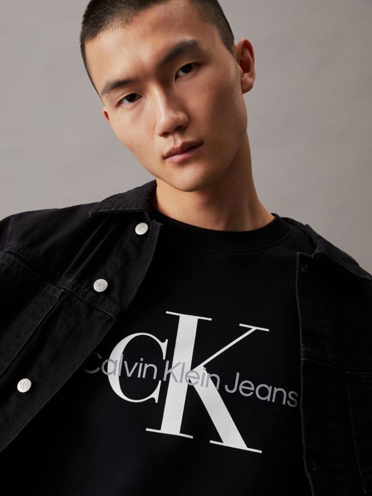 Black Monogram Sweatshirt  Men