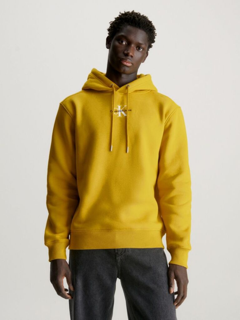 Κίτρινο Hoodie Με Μονόγραμμα  Άνδρας