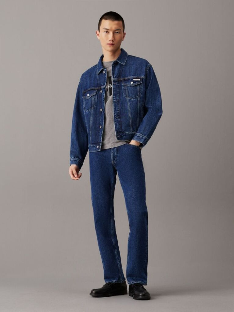 Denim Τζιν Σε Ίσια Γραμμή  Άνδρας