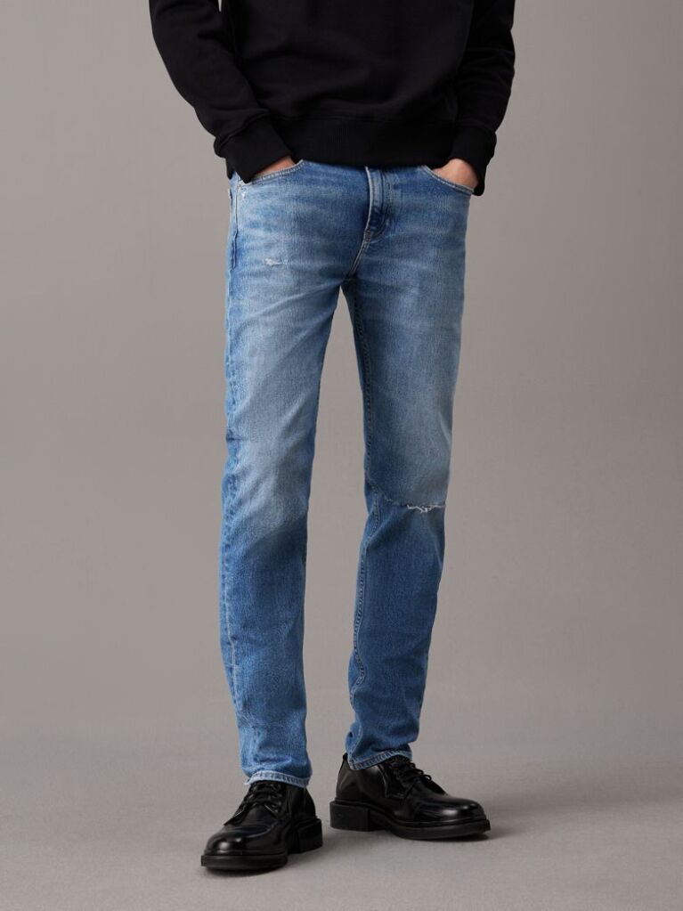 Denim Slim Tapered Jeans  Men
