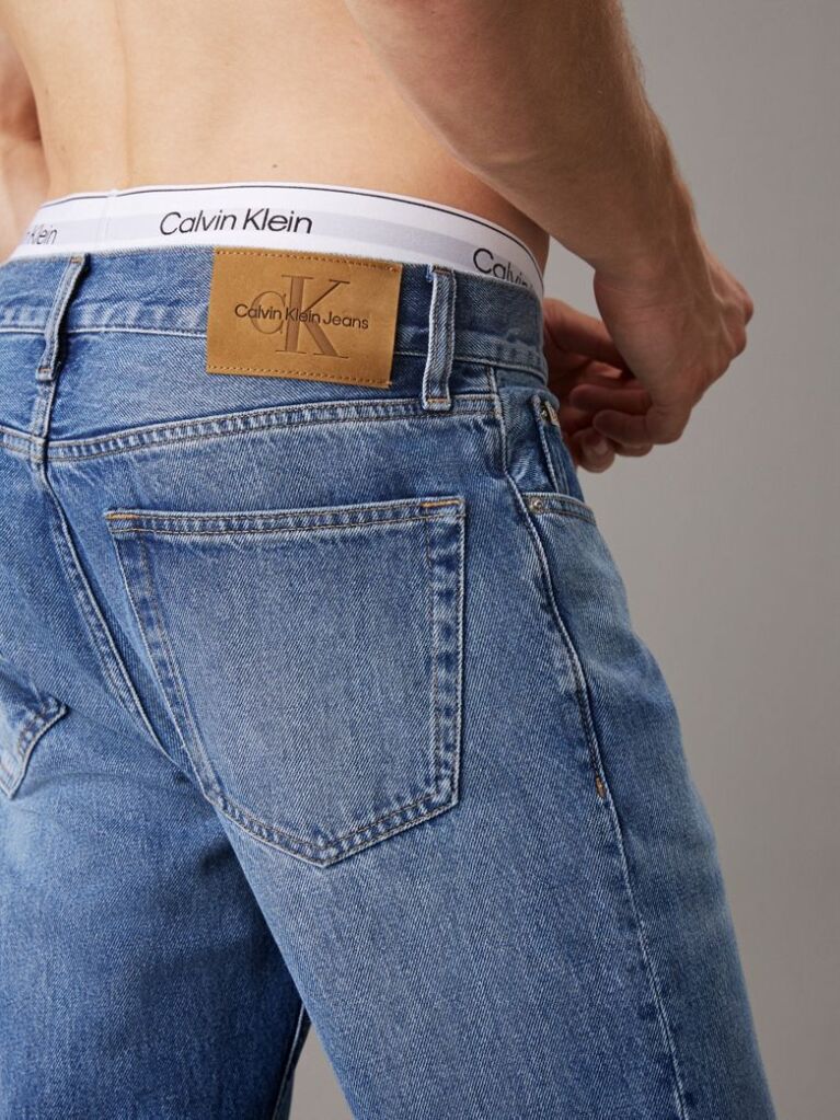 Denim Slim Τζιν Με Straight Εφαρμογή  Άνδρας