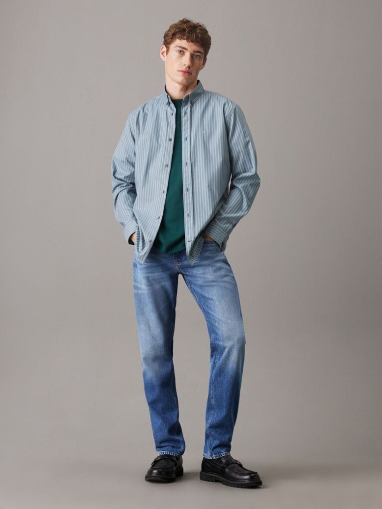 Denim Slim Τζιν Με Straight Εφαρμογή  Άνδρας