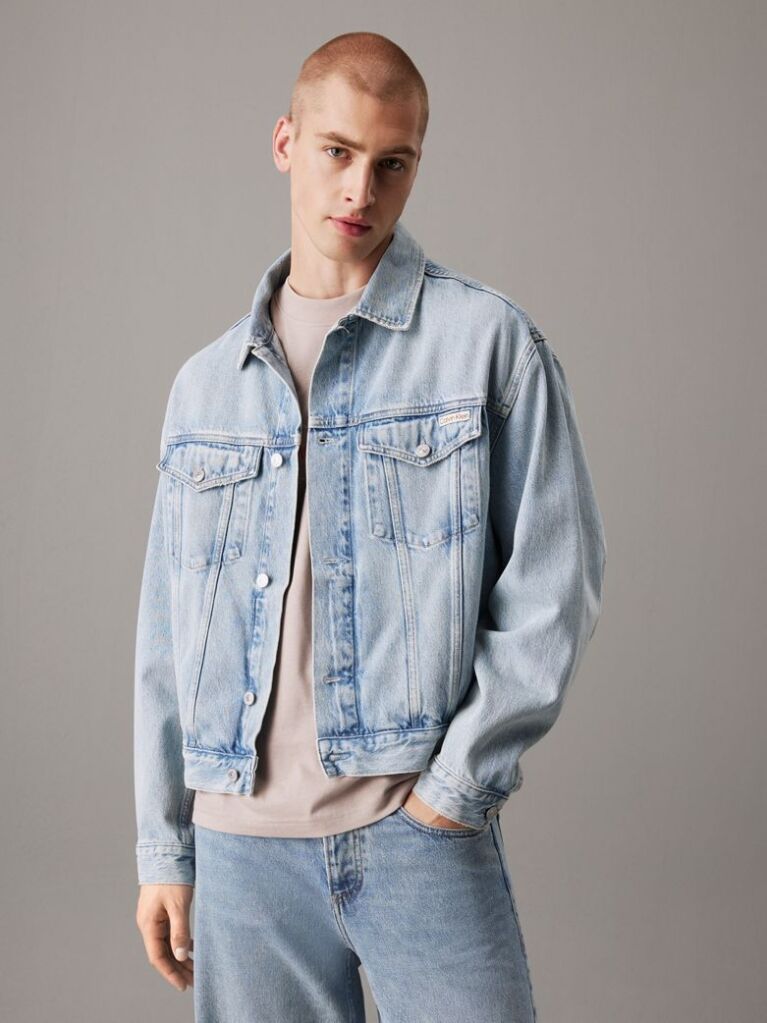 Denim Άνετο Denim Τζάκετ  Άνδρας
