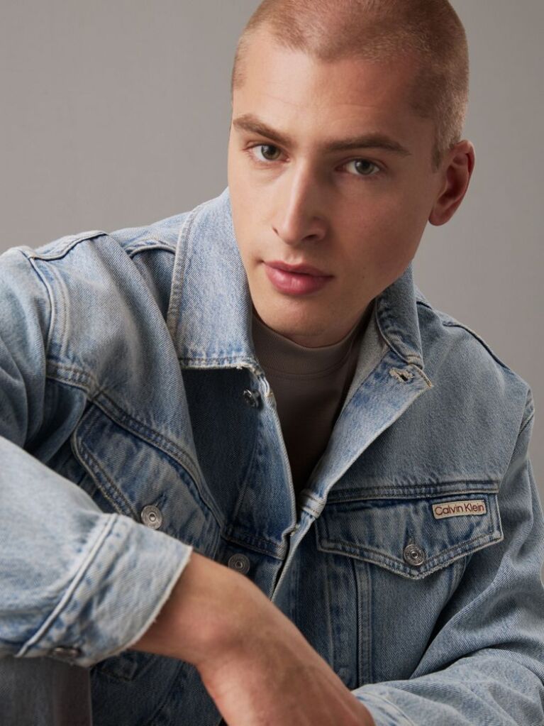 Denim Άνετο Denim Τζάκετ  Άνδρας