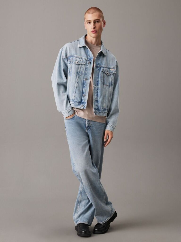 Denim Άνετο Denim Τζάκετ  Άνδρας