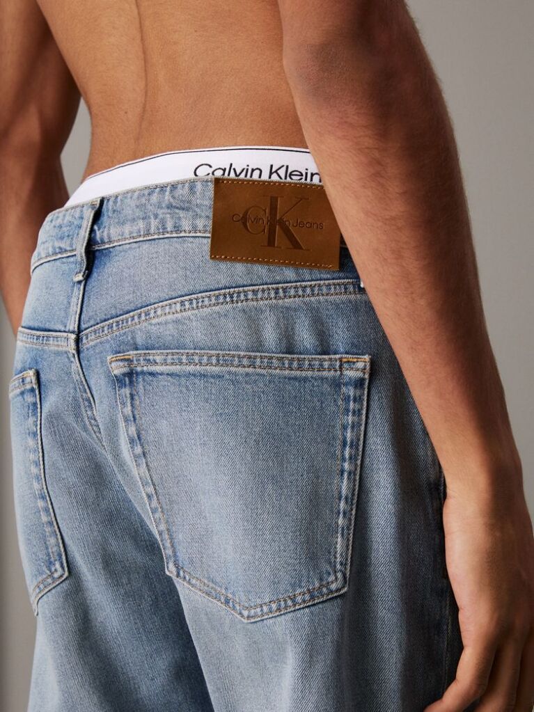 Denim Tapered Τζιν Σε Στενή Γραμμή  Άνδρας