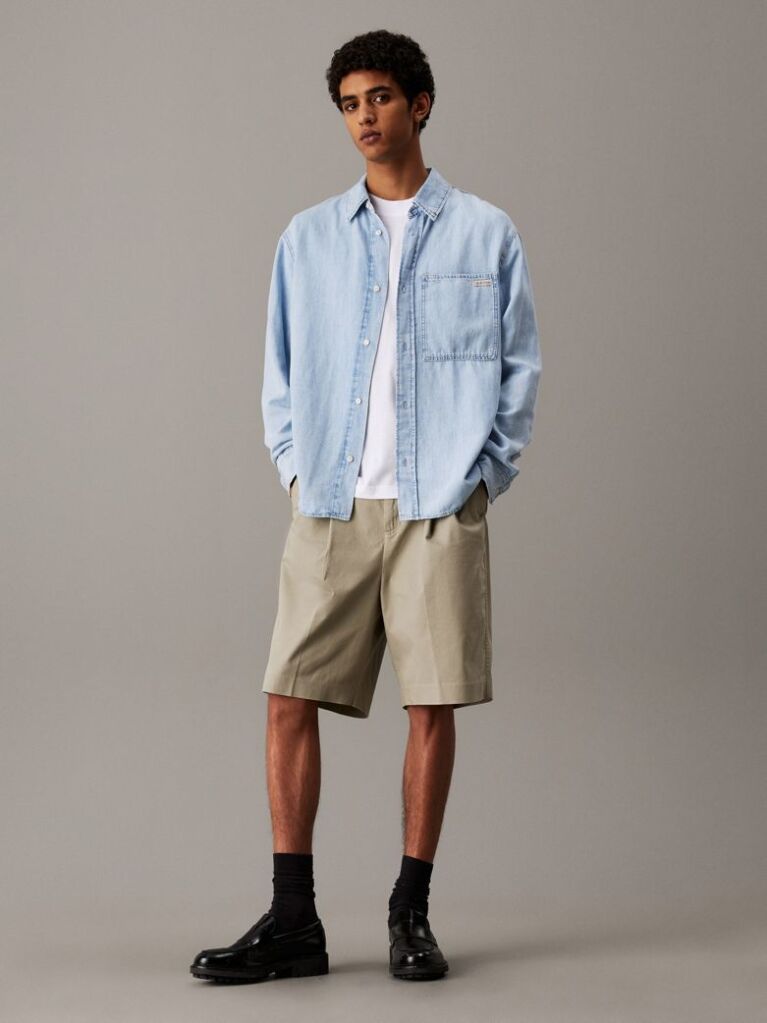 Denim Άνετο Denim Πουκάμισο  Άνδρας