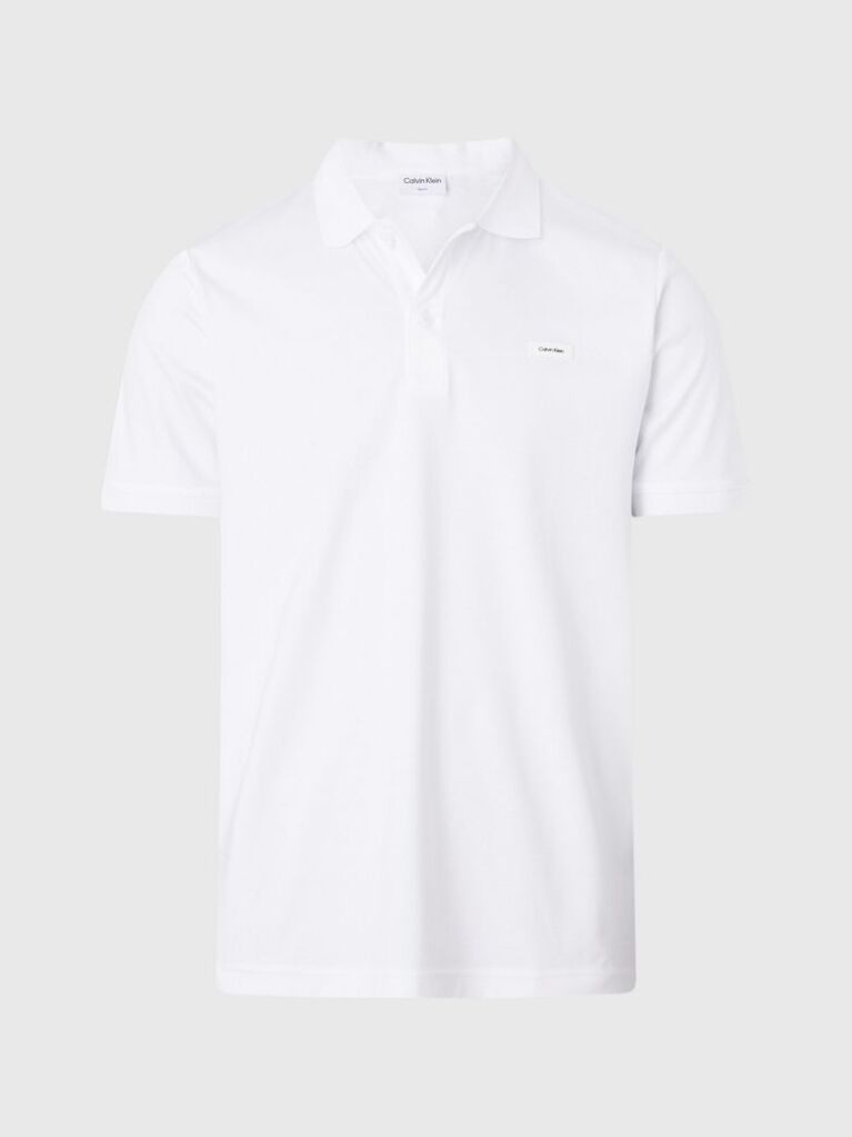 White Slim Polo Shirt  Men