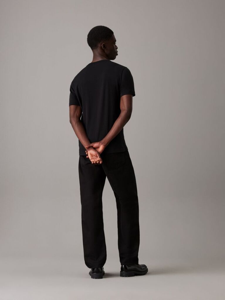 Μαύρο  T-shirt Με Gradient Σχέδιο  Άνδρας