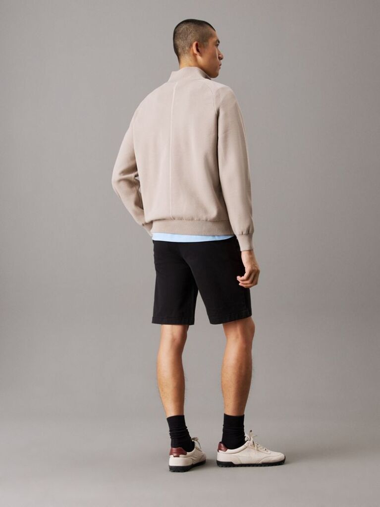 Black Modern. Sharp. Innovative. Calvin Klein Menswear offers a premium selection of men's styles from tailored suits to luxury sportswear. These shorts are crafted with 51% certified organic cotton, which is grown free from synthetic pesticides, synthetic fertilizers and genetically modified seeds  Men