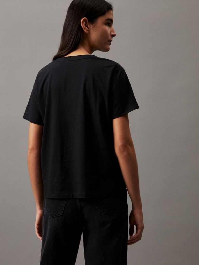 Black Soft Cotton T-shirt  Women