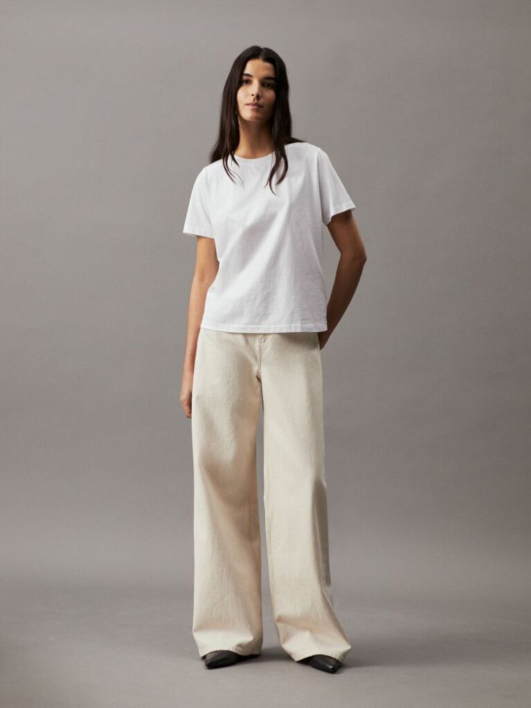 White Soft Cotton T-shirt  Women