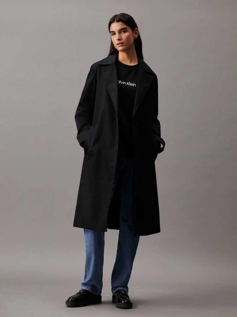 Black Organic Cotton Logo T-shirt  Women