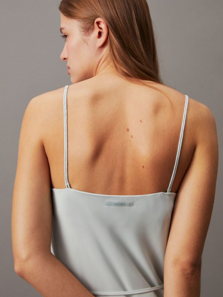 Green Relaxed Midi Slip Dress  Women