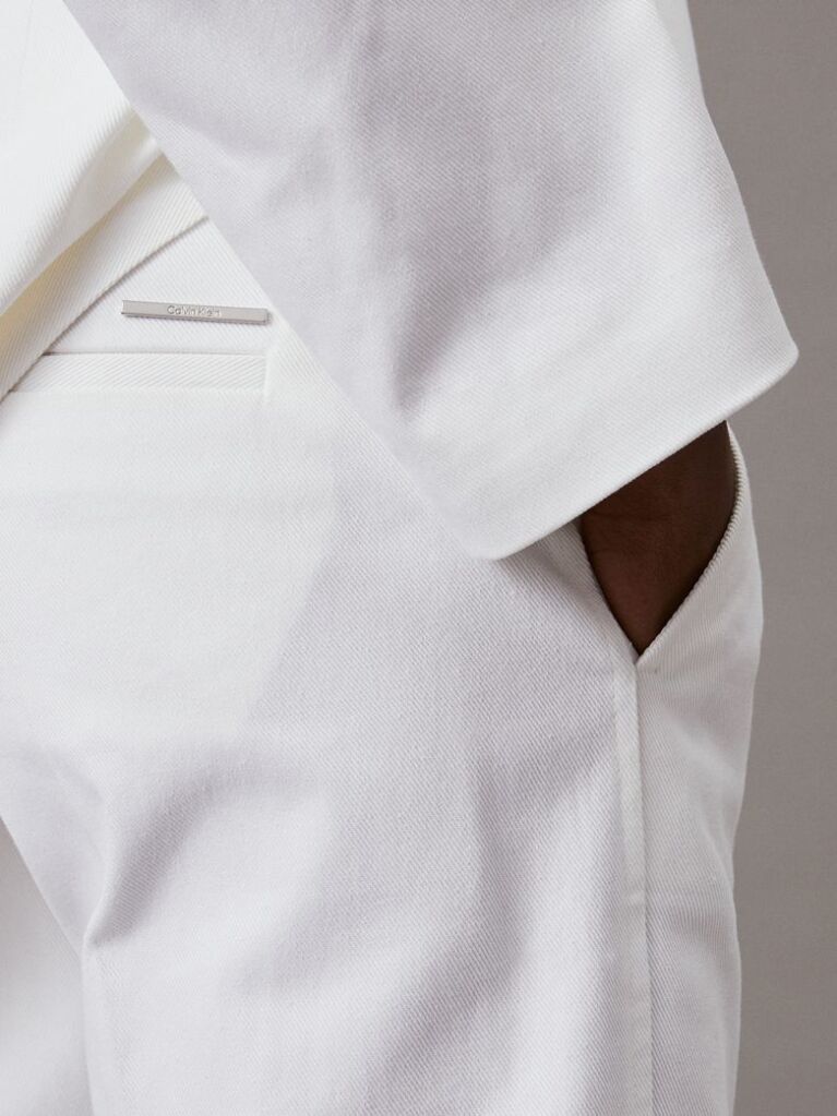 White Relaxed Bootcut Trousers  Women