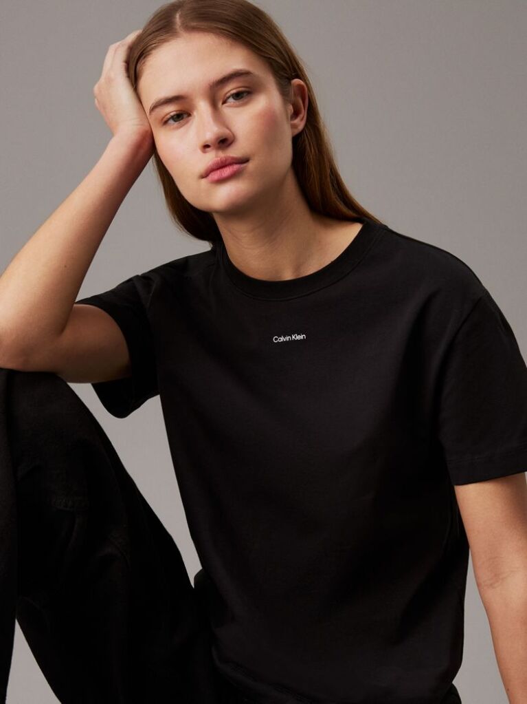 Black Logo T-shirt  Women