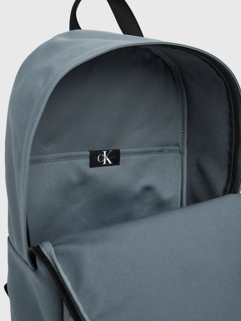 Blue Round Backpack  Men