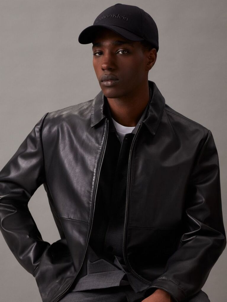 Black Twill Cap  Men