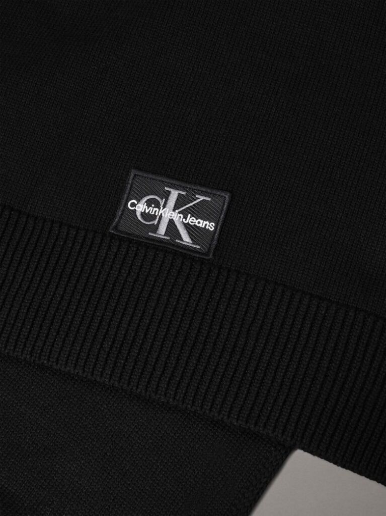 Black Knit Scarf  Men