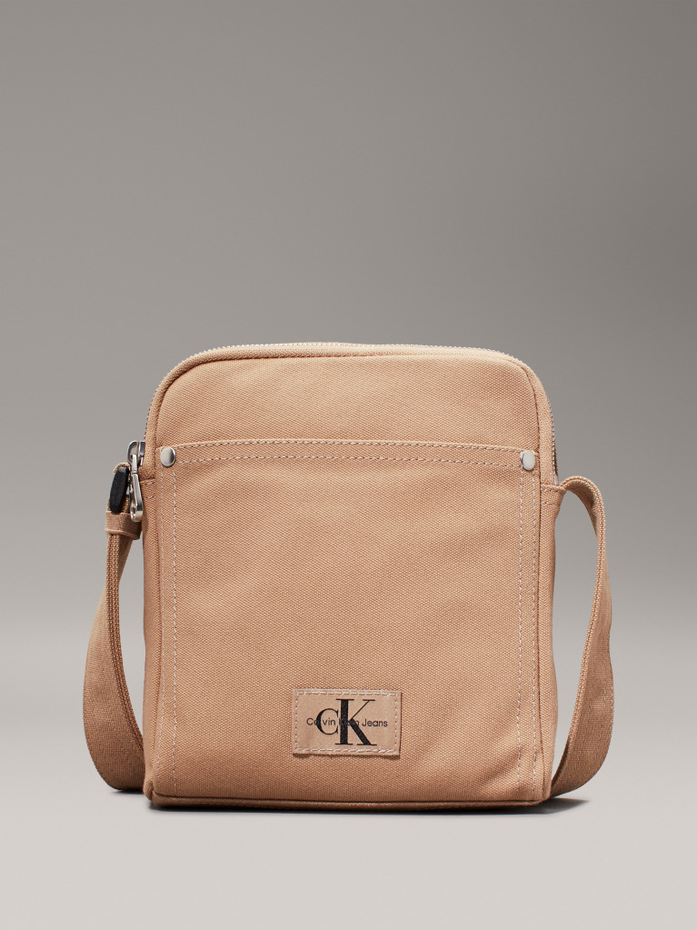 Beige Reporter Bag  Men