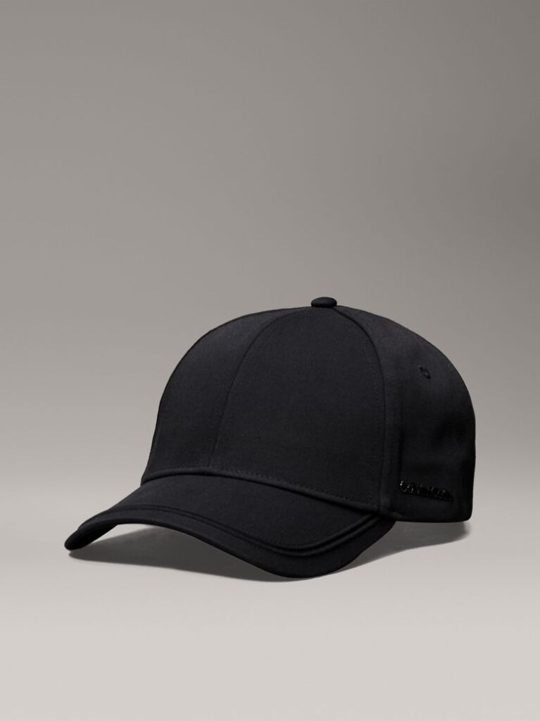 Black Twill Cap  Men