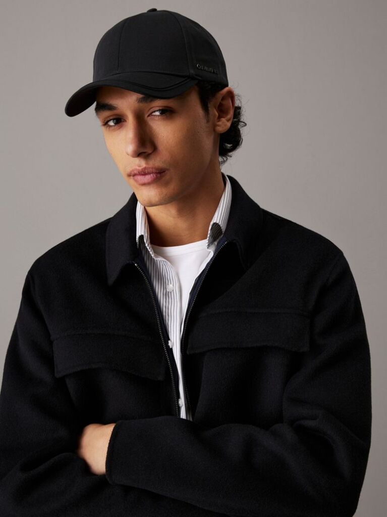 Black Twill Cap  Men