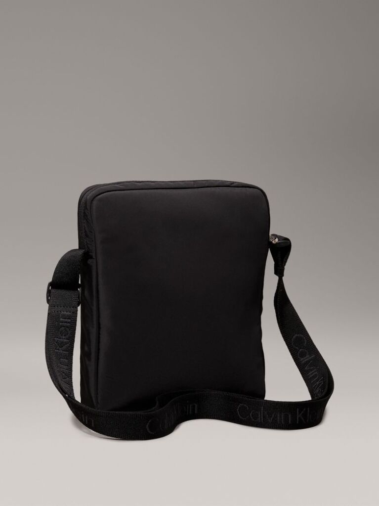 Black Large Reporter Bag  Men