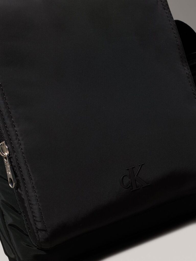 Black Large Reporter Bag  Men