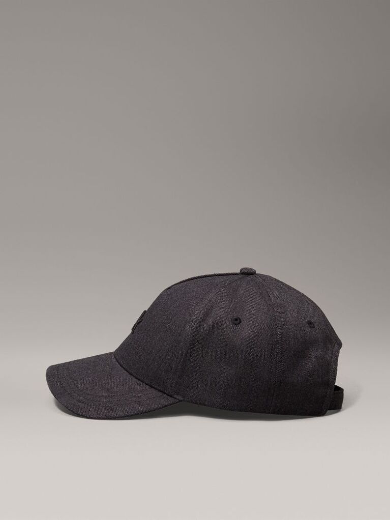Black Linen Blend Cap  Women