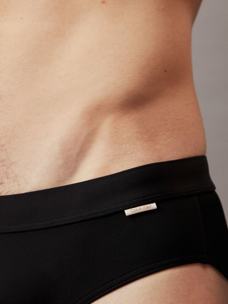 Black Swim Briefs - CK Meta Essentials  Men