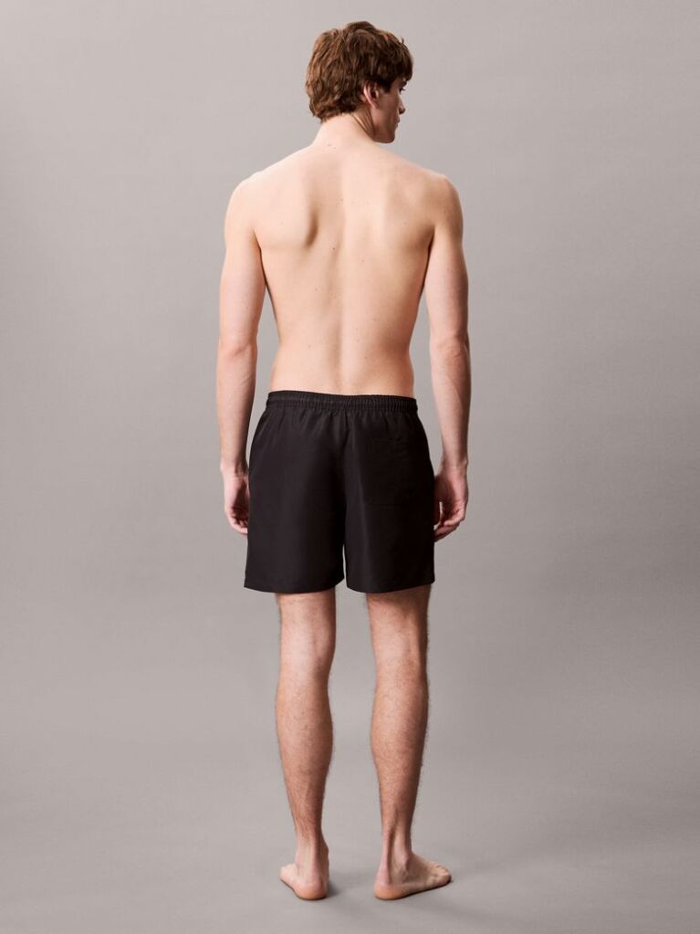 Black Medium Drawstring Swim Shorts - Intense Power  Men