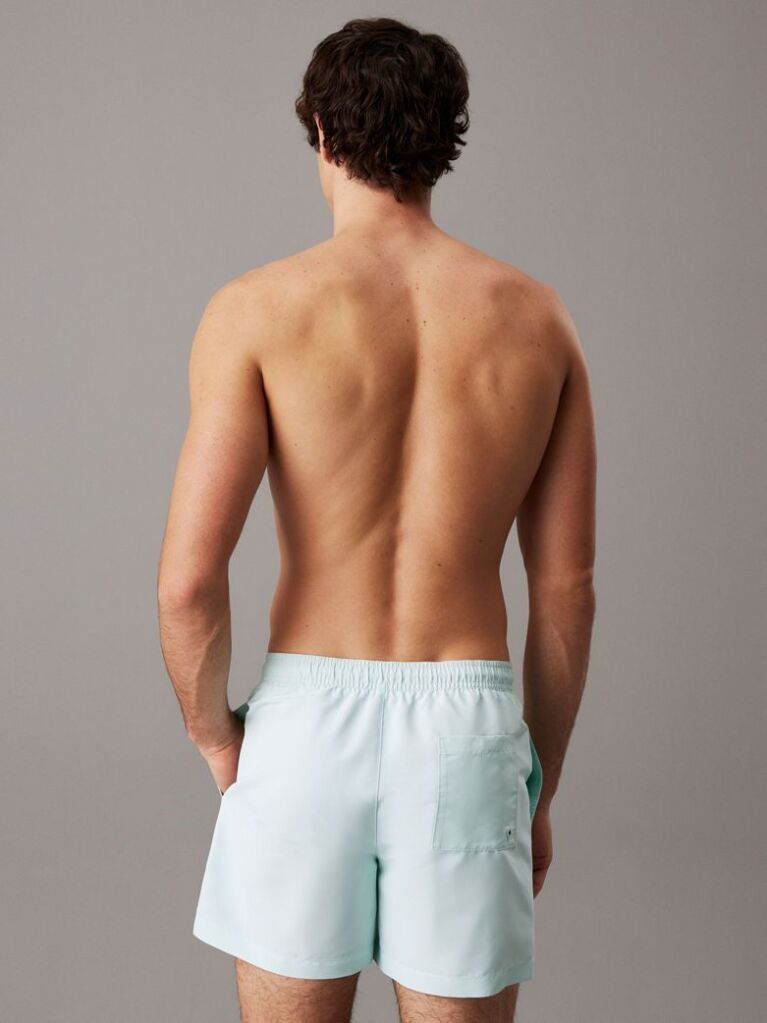 Green Medium Drawstring Swim Shorts - Intense Power  Men