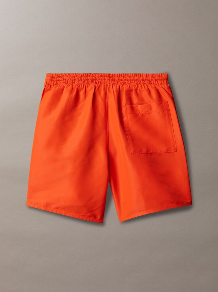 Red Boys Swim Shorts - CK Monogram  Boys