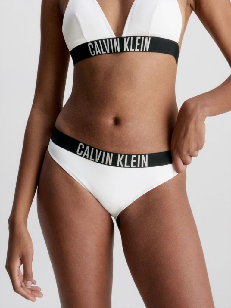 White Classic Bikini Bottom - Intense Power  Women