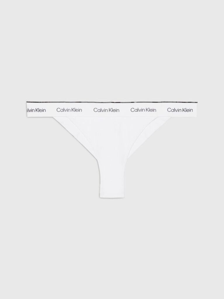 White Brazilian Bikini Bottoms - CK Meta Legacy  Women