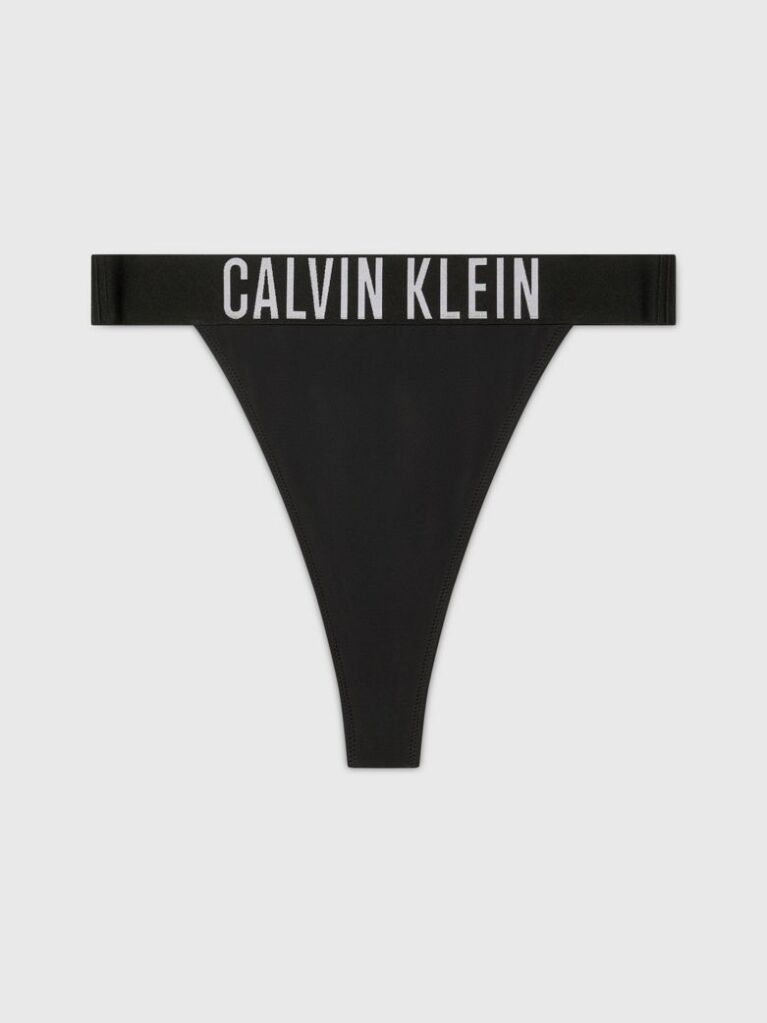 Black Thong Bikini Bottoms - Intense Power  Women