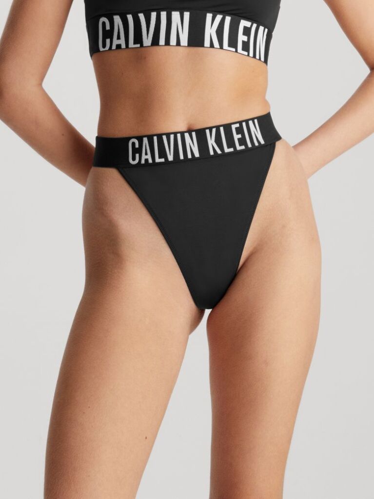 Black Thong Bikini Bottoms - Intense Power  Women