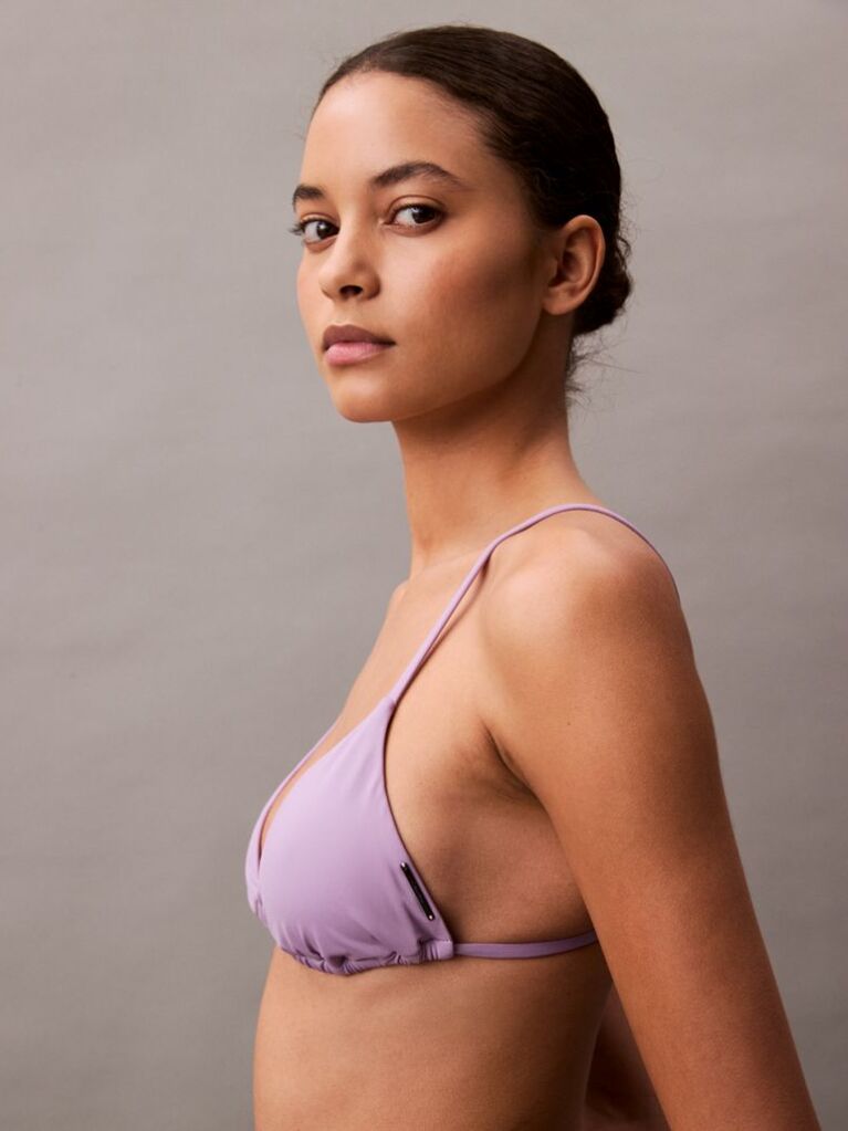 Purple Triangle Bikini Top - CK Essentials  Women