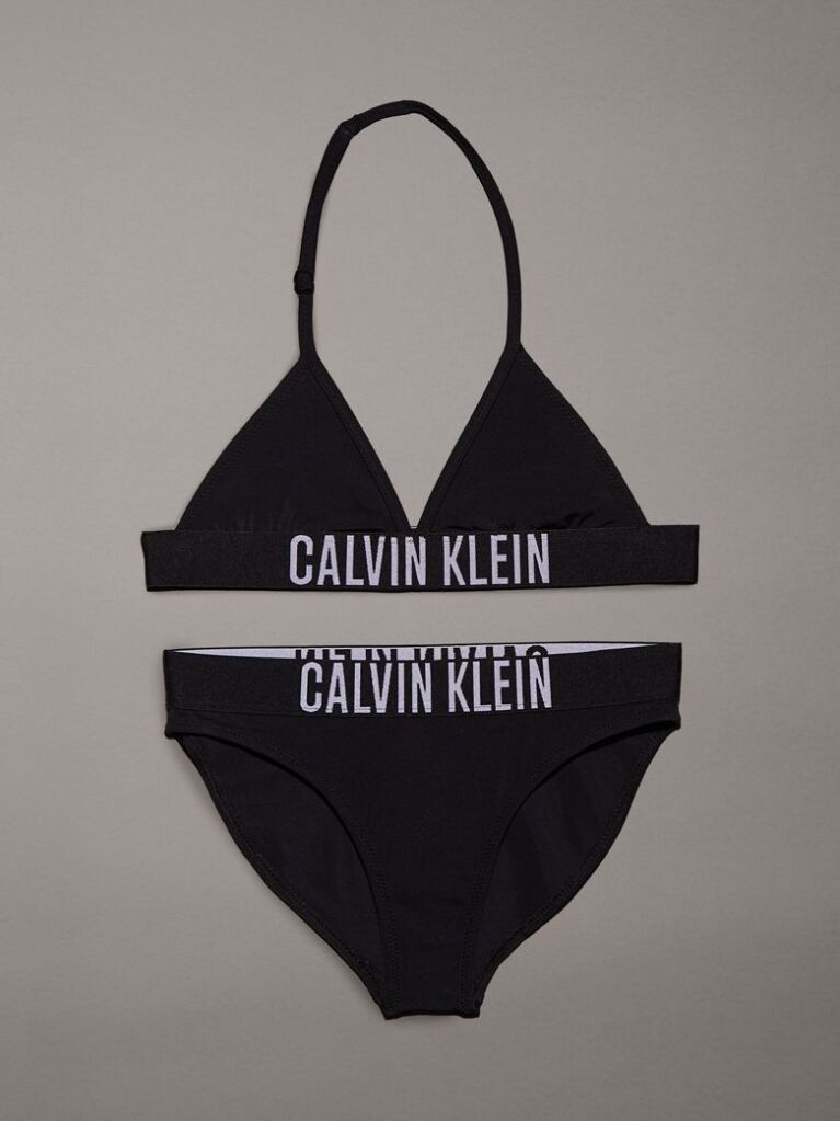Black Girls Triangle Bikini Set - Intense Power  Girls