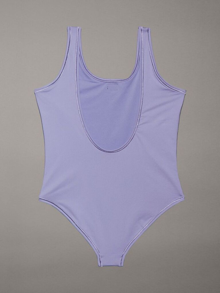 Purple Girls Swimsuit - CK Monogram  Girls
